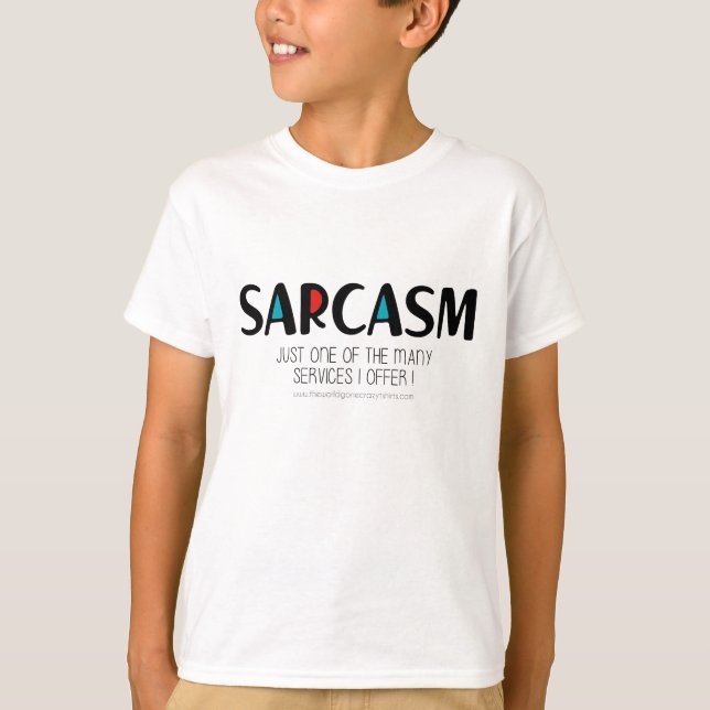 Sarkasmus T-Shirt (Vorderseite)