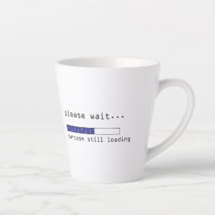 Sarkasmus wird noch geladen milchtasse