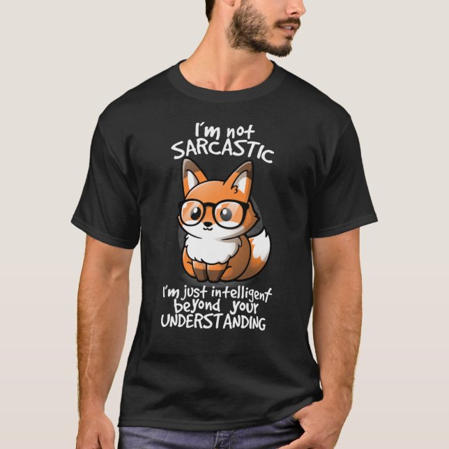 Sarkastisch fo retro lustig T-Shirt (Vorderseite)