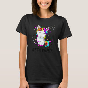 Sarkastische Einhorn-Witze Magische Einhörner Fli T-Shirt