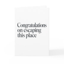 Sarkastische Gratulation zum neuen Job für Kollege