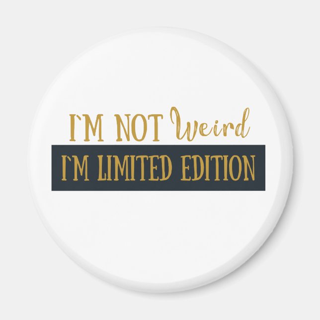 Sarkastische Introvertierte Zitate Magnet (Vorne)