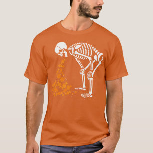 Sarkastische schlüpfrige erwachsene Skelett Süßigk T-Shirt