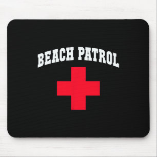 Sarkastische Strandpatrouille Strandkreuzfahrt Sch Mousepad