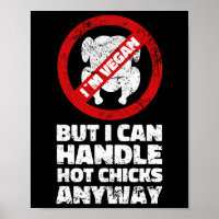 Sarkastische vegane Hühnerzitate Vegetarier _1