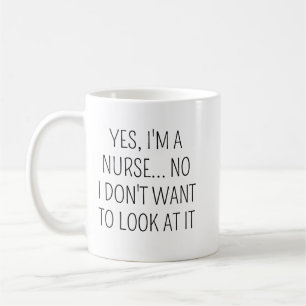 Sarkastischer Krankenpfleger Humor Kaffeebecher Kaffeetasse