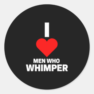 Sarkastischer lustiger Spruch Wimmern humorvoller  Runder Aufkleber