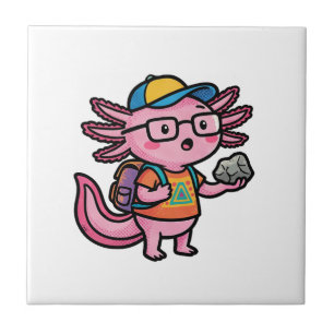 Sarkastischer Nerd Axolotl I Axolotl Fragen Meme Fliese