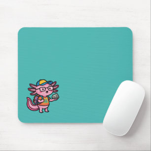 Sarkastischer Nerd Axolotl I Axolotl Fragen Meme Mousepad