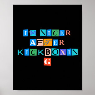 Sarkastischer Spruch Lustig Ich bin netter nach Ki Poster