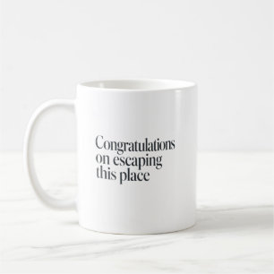 Sarkastischer Viel Glück Kollege Abschiedsquote Kaffeetasse
