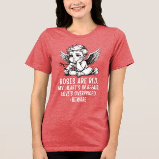 Sarkastisches Anti-Valentins-Cupid-T-Shirt Tri-Blend Shirt