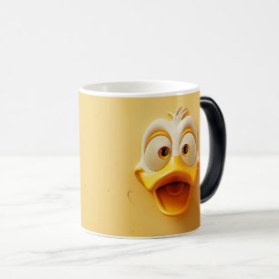Sarkastisches Enten Gesicht 3D Verwandlungstasse