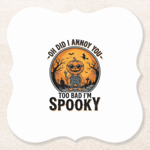Sarkastisches Halloween-Shirt Lustiger Gespenster- Untersetzer