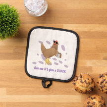 Sarkastisches Huhn – Frag mich, ob es mir etwas au