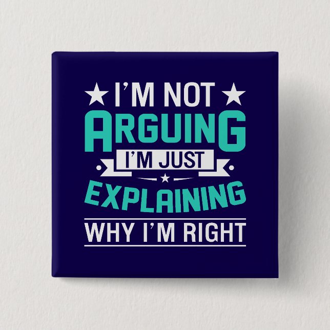 Sarkastisches lustiges Zitat-Design Button (Vorderseite)