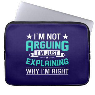 Sarkastisches lustiges Zitat-Design Laptopschutzhülle