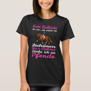 Sarkastisches Pferd sagt Reiterin von Frauen T-Shirt