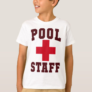 Sarkastisches Schwimmbadpersonal Außer Dienst Reis T-Shirt