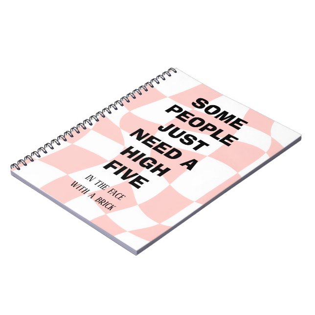 Sarkastisches Spiralnotizbuch Notizblock (Linke Seite)