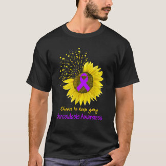 Sarkoidose Awareness Wählen Sie, um den Sonnenflus T-Shirt