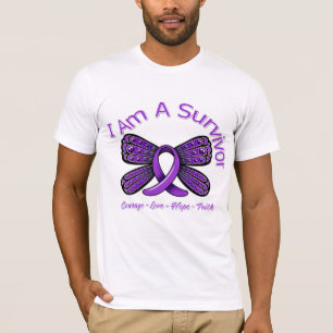 Sarkoidosis-Schmetterling bin ich ein Überlebende T-Shirt