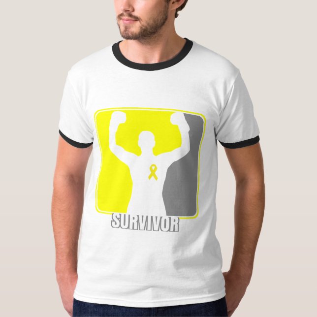 Sarkom-Krebs-gewinnender Überlebender T-Shirt (Vorderseite)