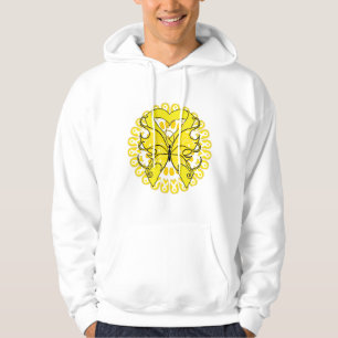 Sarkom-Krebs-Schmetterlings-Kreis der Bänder Hoodie