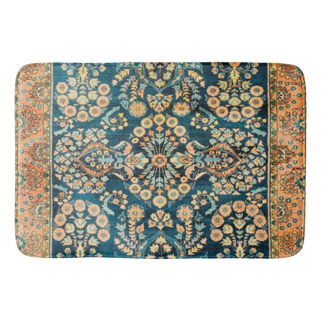 Sarouk Antique West Persian Rug Print Badematte (Vorderseite)