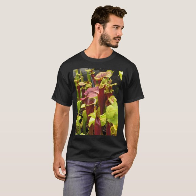 Sarracenia flava Foto-Shirt (Front u. Rückseite) T-Shirt (Vorne ganz)