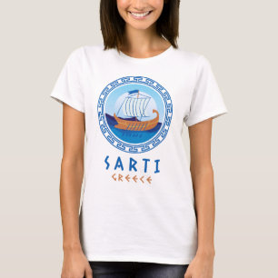 Sarti, Griechenland, Frauen für die Gestaltung von T-Shirt