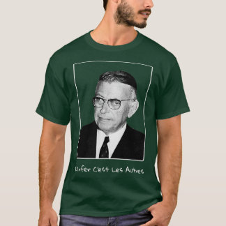 Sartre Hell ist andere Leute auf Französisch T-Shirt