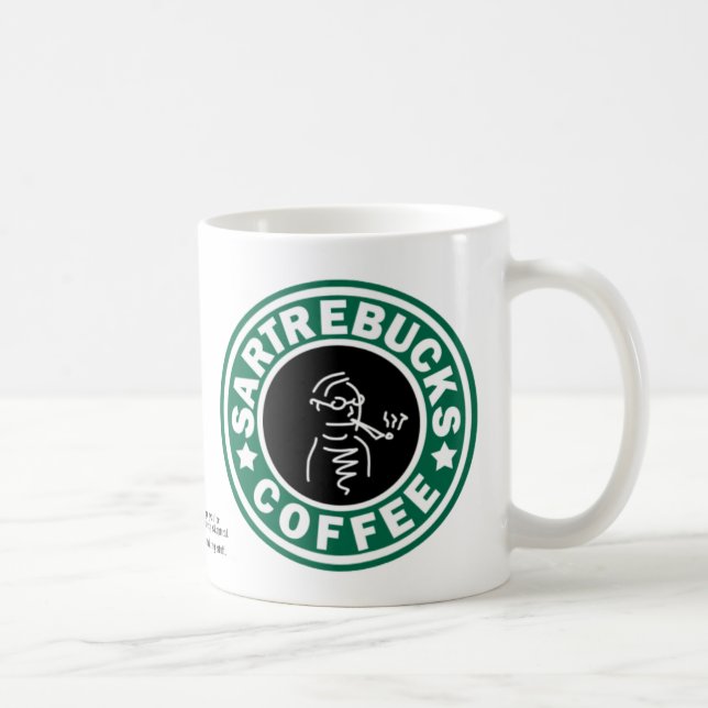 Sartrebucks Kaffee-Tasse Tasse (Rechts)