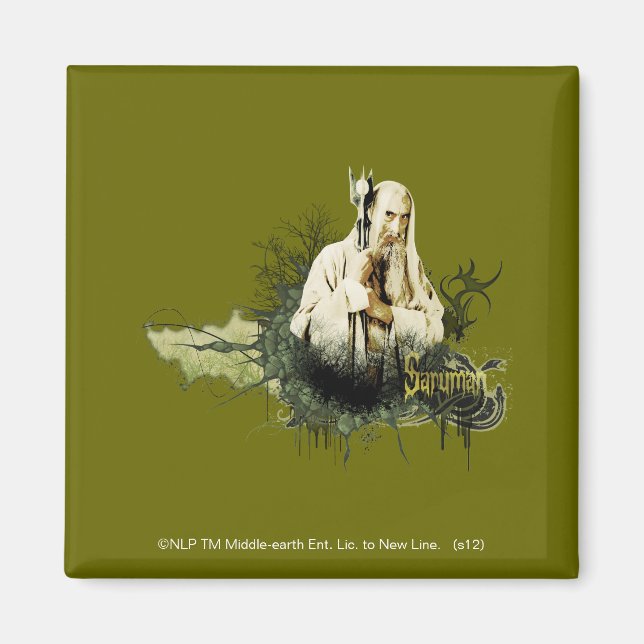 SARUMAN™ Vector Collage Magnet (Vorne)