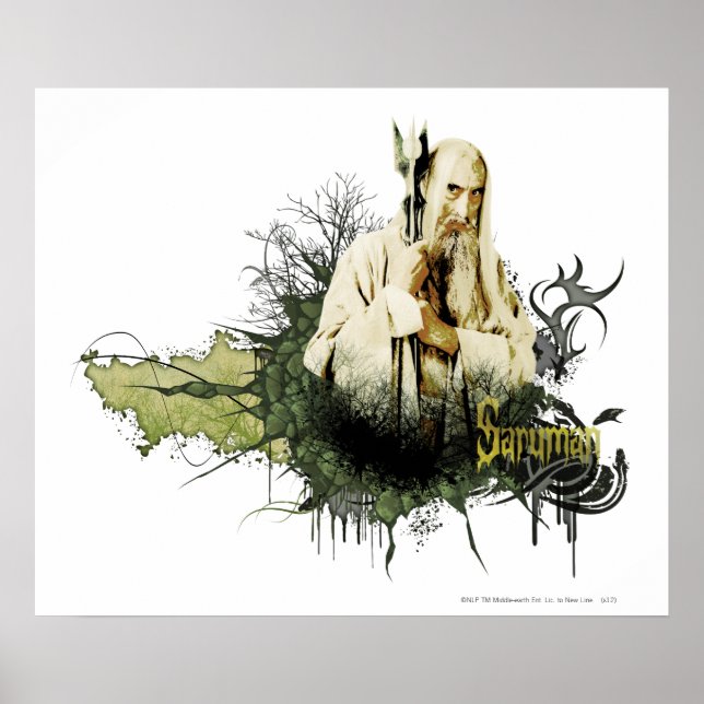 SARUMAN™ Vector Collage Poster (Vorne)