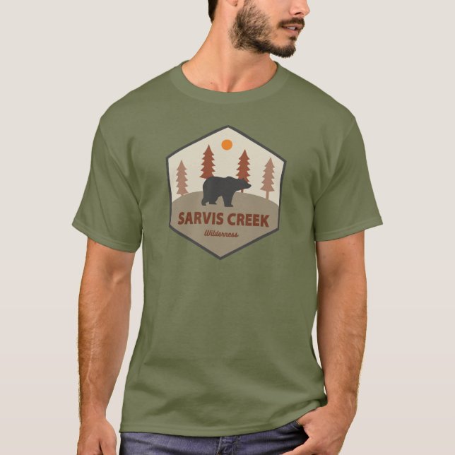 Sarvis Creek Wilderness Colorado Bear T-Shirt (Vorderseite)