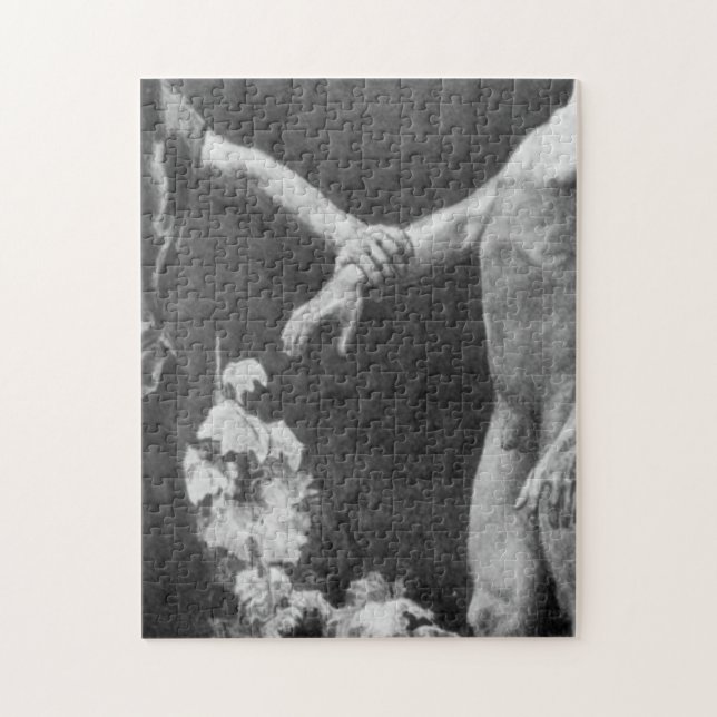 Sascha Schneider - Hypnosis Vintager deutscher Okk Puzzle (Vertikal)