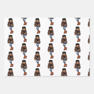 Sasha Bratz x Dolls Kill Outfit-Verpackungspapier Geschenkpapier Set