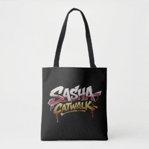 Sasha Catwalk Y2K Graffiti-Tasche