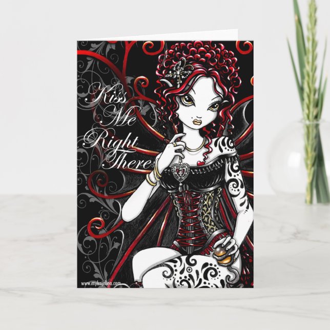 Sasha feenhafte Valentinstag-Karte Feiertagskarte (Vorderseite)