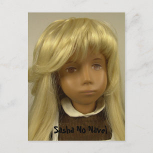 Sasha Puppe No Navel Postkarte