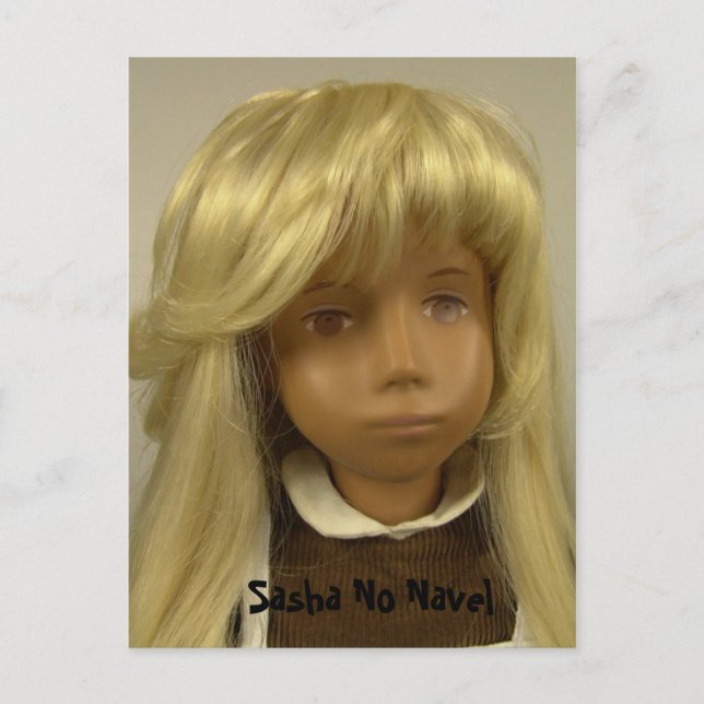 Sasha Puppe No Navel Postkarte (Vorderseite)
