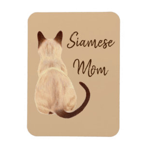 Sasha siamesische Katzen-MamaKitty, der weg Magnet