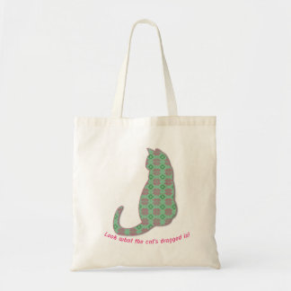 Sashiko cat, 刺し子風猫 tragetasche