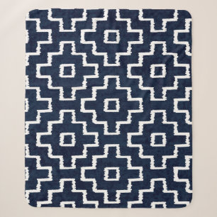 Sashiko Muster: Traditionelle japanische Stickerei Sherpadecke