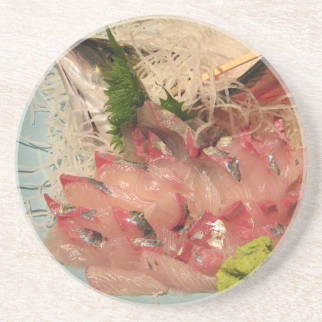 Sashimi 刺 身 ... Japanisches Essen Getränkeuntersetzer (Vorne)