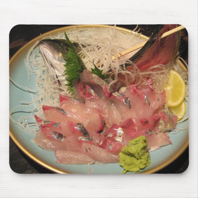 Sashimi 刺 身 ... Japanisches Essen Mousepad (Vorne)