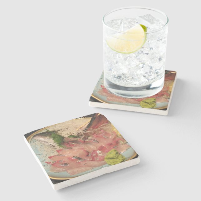 Sashimi 身 steinuntersetzer (Seitenansicht)