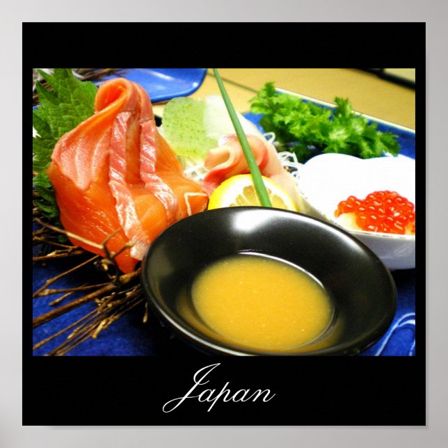 Sashimi-Poster in Japan Poster (Vorne)