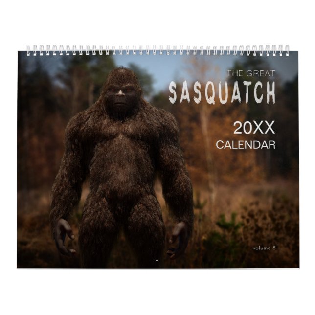 SASKATCH / BIGFOOTKALENDER - VOLUMEN 5 KALENDER (Titelbild)